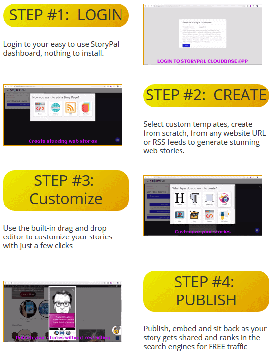 StoryPal Reloaded - Steps