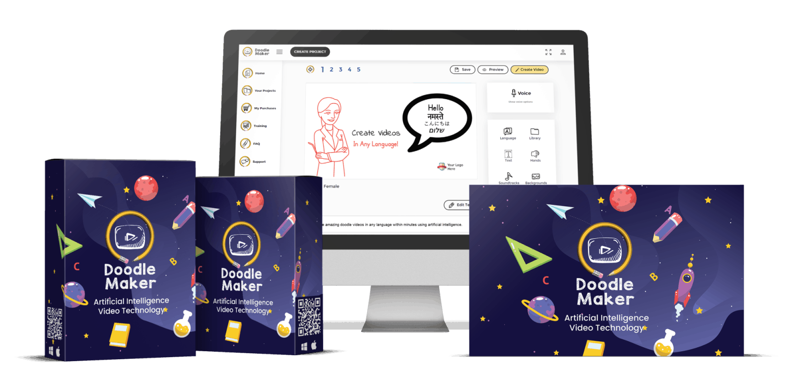 DoodleMaker Review – World’s 1st Doodle Video Creation Software To Create Whiteboard, Blackboard, And Glassboard Doodle Videos In Minutes Within ONE APP