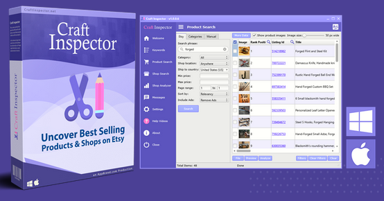 Craft Inspector Review – Craft Inspector is an Etsy and e-commerce research software that provides insight and data to Etsy shop owners.