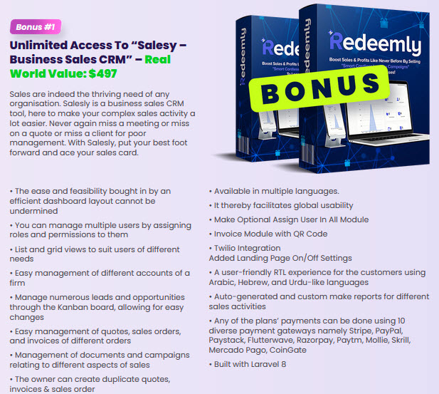 Redeemly Agency Review - Bonuses (1)
