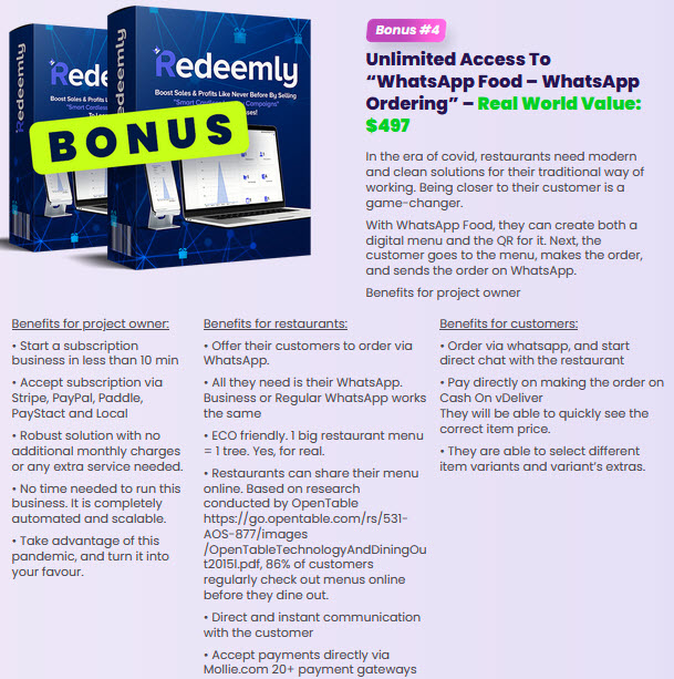 Redeemly Agency Review - Bonuses (4)