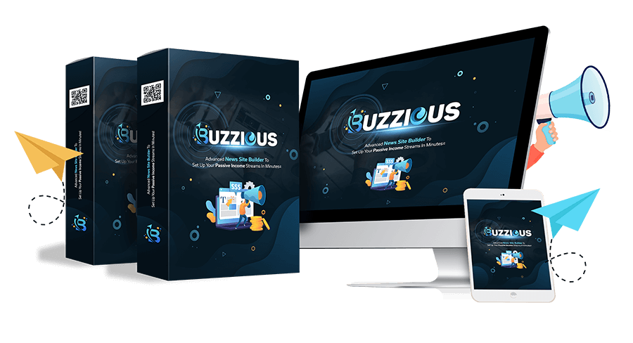 Buzzious Review – Best #1 World-Class, All-In-1 News Site Builder That Helps You To Instantly Launch Your Own Fully-Monetized Viral Sites With Trending Curated Content And Videos To Drive Passive Profits In Any Niche!