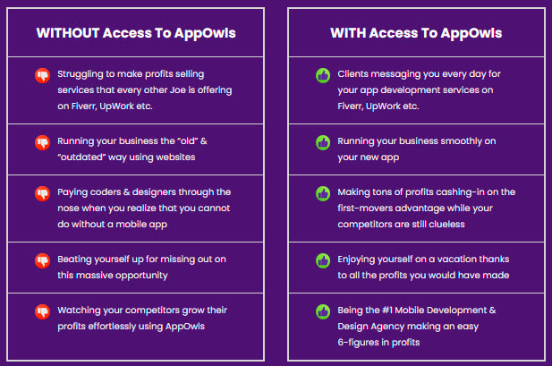 AppOwls-Review With And Without AppOwls