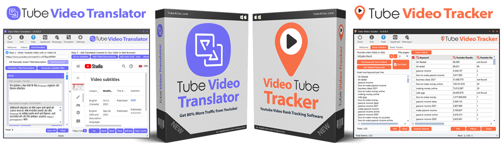 TubeAtlas-Review YT Video Translator and Tracker 