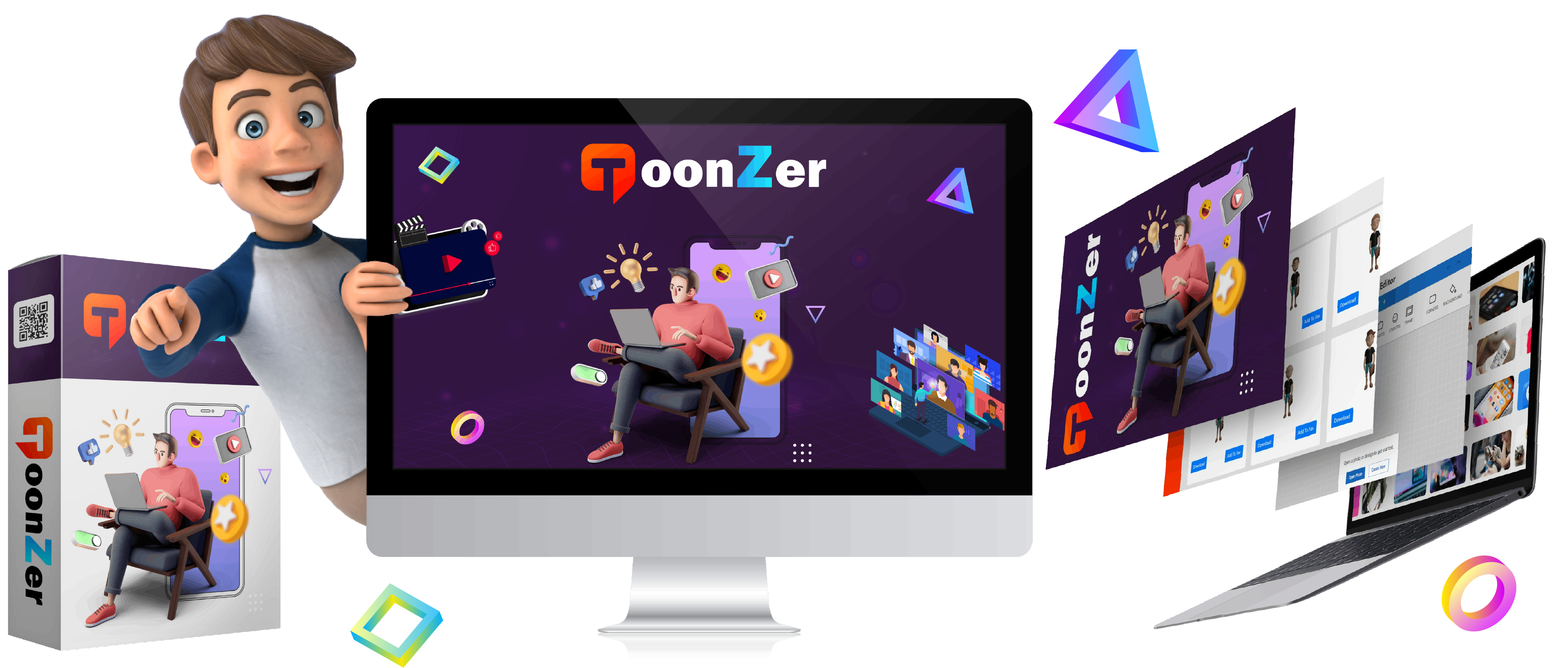ToonZer Review – WORLD’S FIRST AI-Based 3D Cartoon Character Generator And Video Maker Platform To Create Unlimited Stunning Videos In Any Niche!