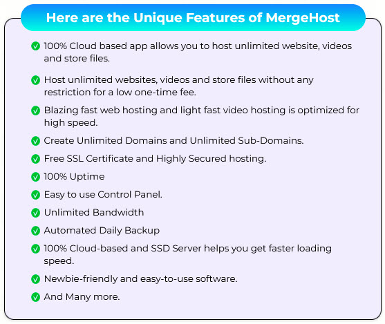 MergeHost-Review-Main-Features