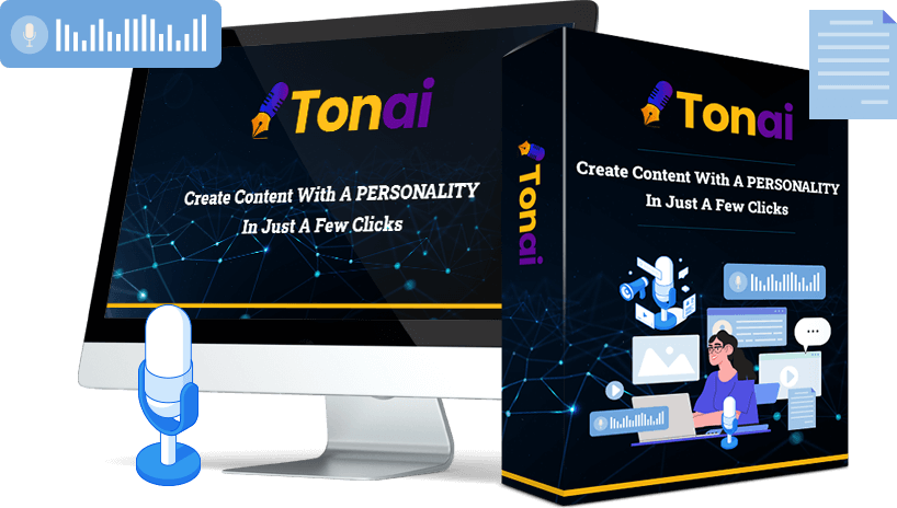 TonAI Review – #1 App Creates TONE-BASED & CAPTIVATING Voiceovers, Reels, Audio Messages, Reviews, Articles, Podcasts, Sales Pages, Sales Videos and a lot more with 30+ Interchanging & Smooth Natural Human-Like Tones in the Blink of An Eye!