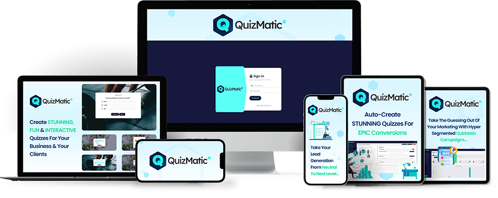 QuizMatic Review – Best #1 1-Click App Quiz Funnel Platform Lets You Create Interactive Smart Quizzes, Logic Based Funnels & Automated Custom Results Pages In Minutes! Grow Your Email List, Segment Your Leads, And Personalize Product Recommendations To Instantly Increase Sales…