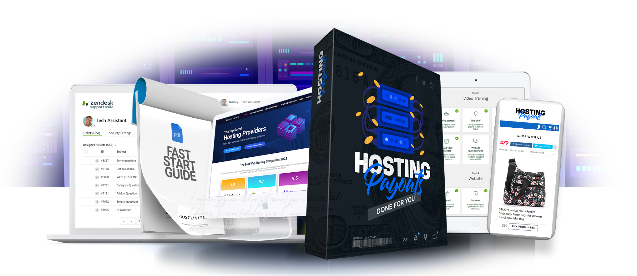 Hosting Payouts Review – Best #1 WORLD’S FIRST “HOSTING AFFILIATE SITES” BUILDER. With Pre-Built Reviews, Comparison Tables, Automated Content & Built-In Traffic.